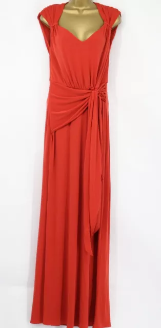 Alice By Temperley Long Molina Womens Dress 12 Rust Red Rrp£ 345 Vi