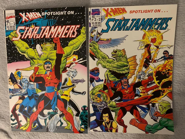 X-Men Spotlight on Starjammers #1 & 2 complete Set 1990 NM