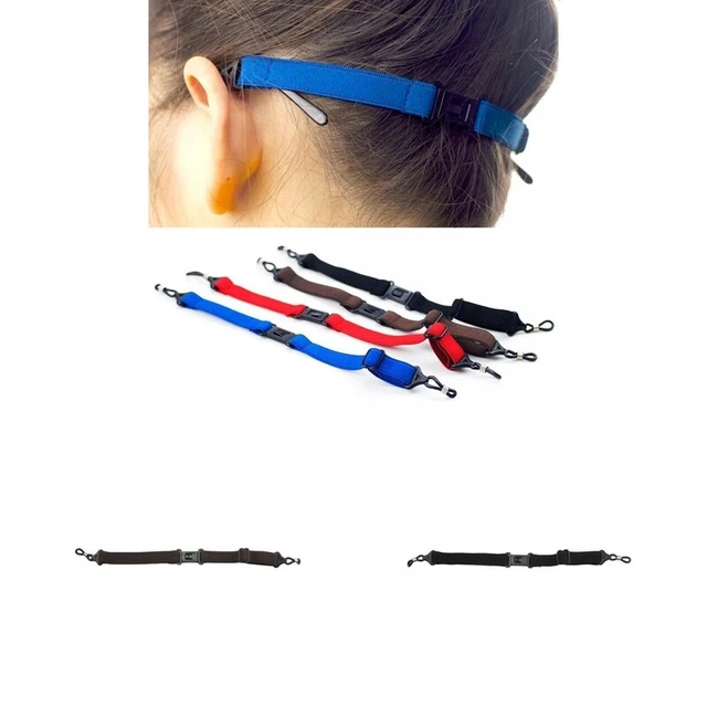 Correa para gafas resistente a la decoloración fácil de instalar gafas de ajuste universal correa gruesa