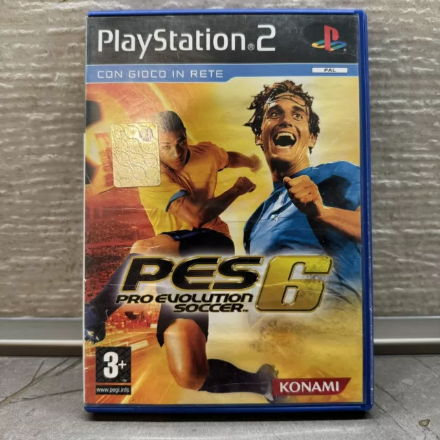 Pes 6 Pro Evolution Soccer 6 Ps2 Sony Playstation 2 Gioco Italiano Completo