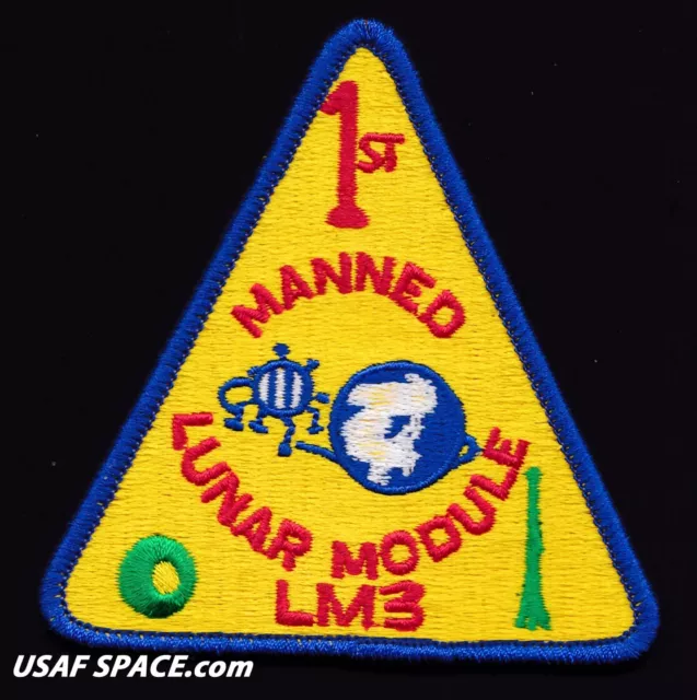 LM-3 - APOLLO 9 - NASA 1st MANNED LUNAR MIODULE - ORIGINAL AB Emblem SPACE PATCH