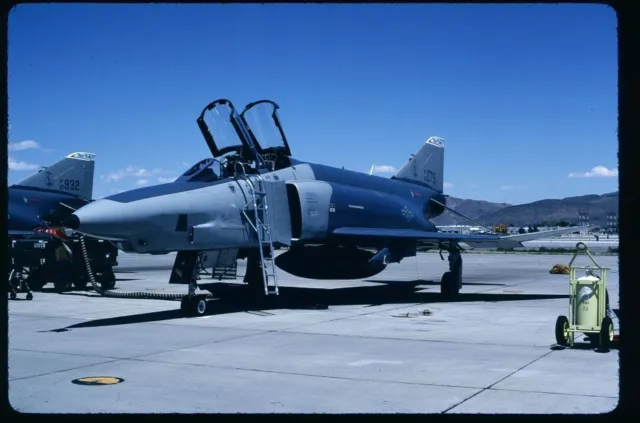 I172 ORIGINAL K64 AIRCRAFT SLIDE: USAF McDD RF-4C Phantom 64-1079 192TRS NV ANG