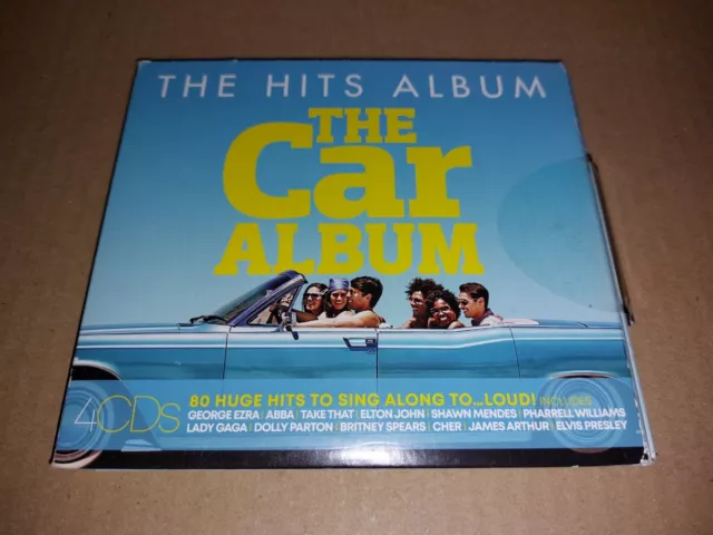 Various * The Hits Album ~ The Car Album * 4 X Cd Album 80 Huge Hits