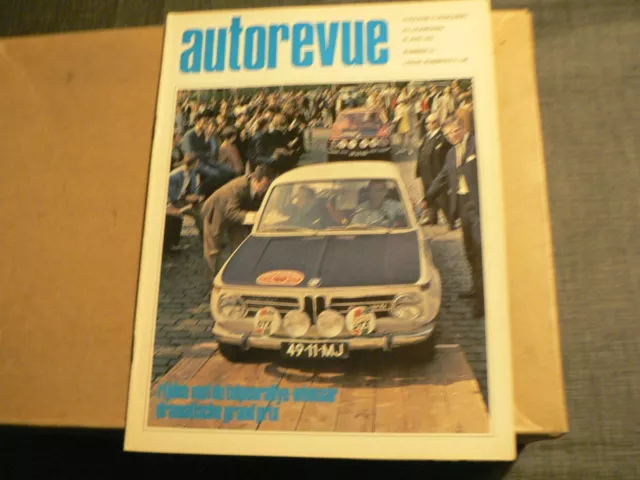 Autorevue 1970-13 Bmw 2002 Ti Tulpen Rallye,Blaupunkt Radio's,Rally Cross Venlo