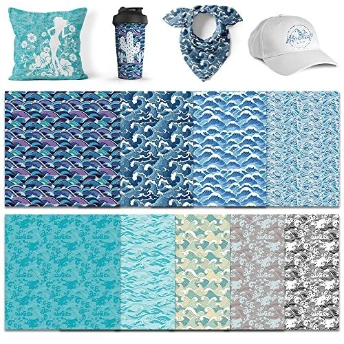 Wave Infusible Transfer Sheets Pre-Printed Ink Transfer Paper for Sublimation