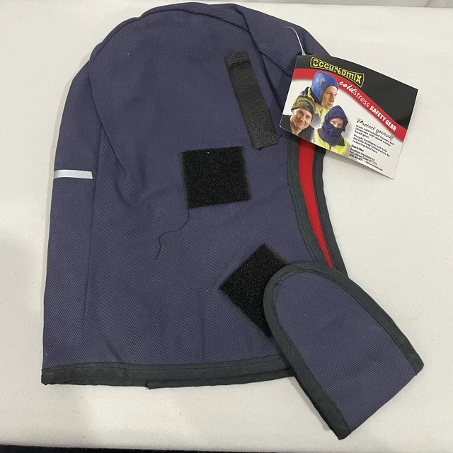 Occunomix Coldstress Safety Gear Warm Hat Liners medium Length Chin Strap