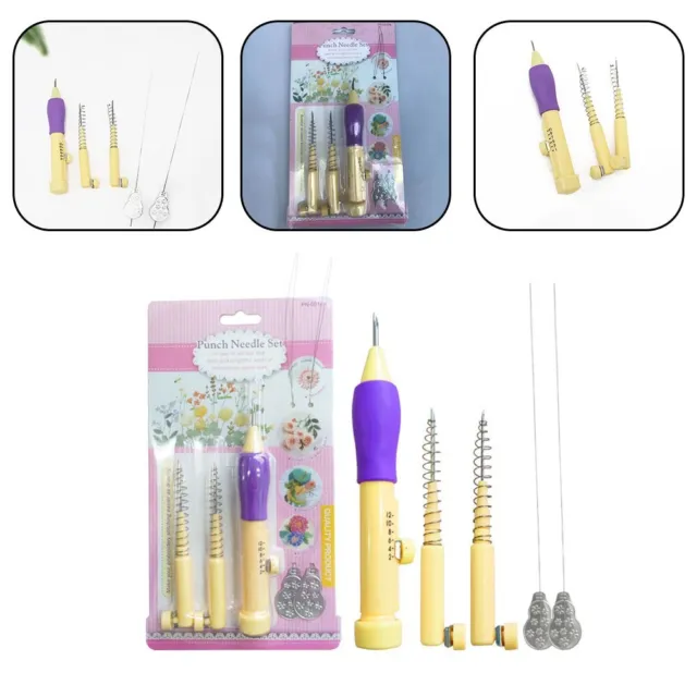 Household Embroidery Stamp Needle Wool Beautiful Durability Easy To Use