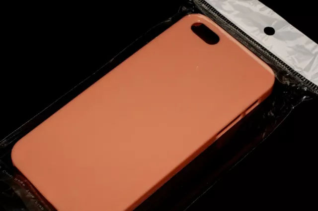 Iphone 5 5s Orange hard protective case 1-2 day shipping