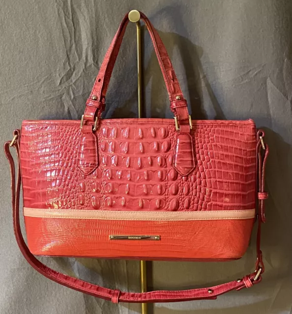 Brahmin Mini Asher Sabra 2-way Tote Preloved