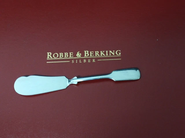 Robbe Berking Alt Spaten Butter Messer Vorleger 925 Sterling Silber Besteck