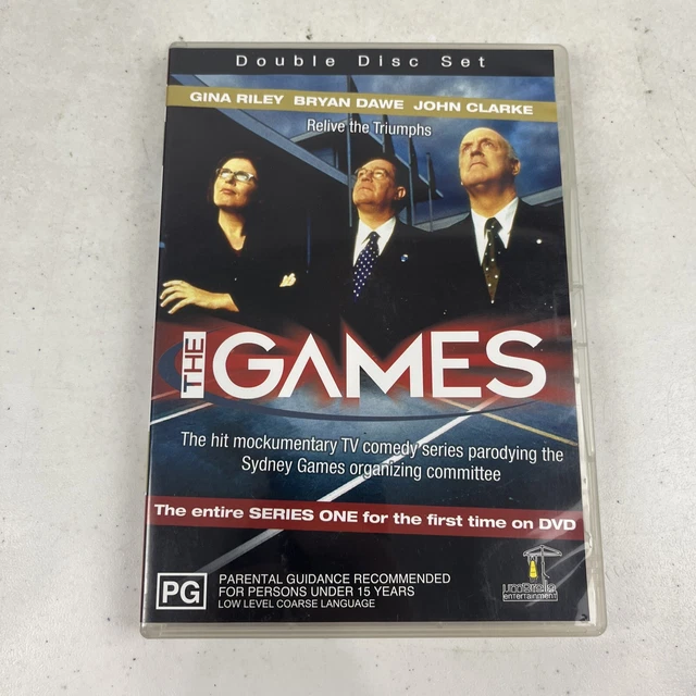The Games DVD Series One 1 TV Comedy Olympics Gina Riley John Clarke Region 4 The Games DVD Series One 1 TV Comedy Olympics Gina Riley John Clarke Region 4