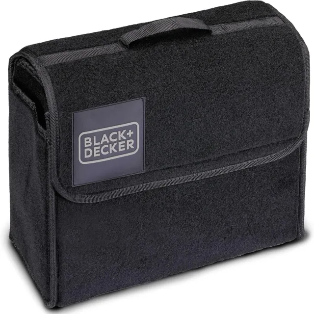 BLACK+DECKER Borsa Organizer per Auto con Chiusura Velcro e Maniglia 29x15x30cm