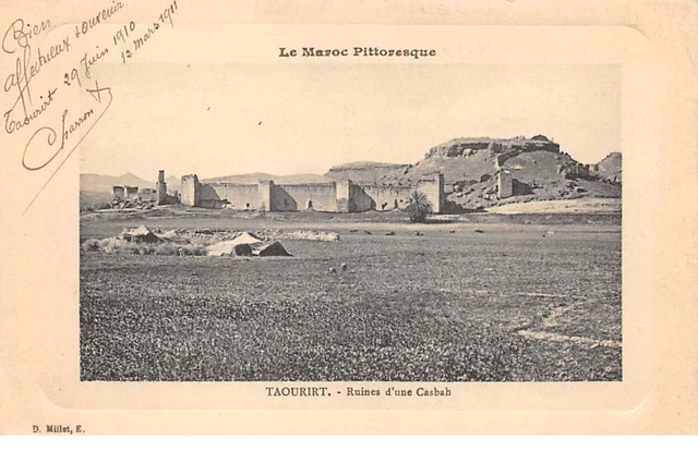 Maroc - n°76146 - TAOURIRT - Ruines d'une Casbah - Le Maroc Pittoresque