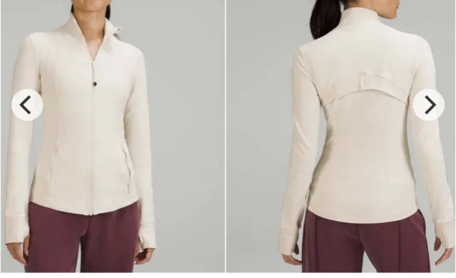 Lululemon Define Jacket *Luon in White Opal Color WHTO Size 8
