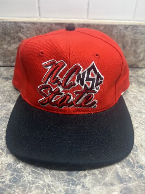 Vintage NC state NSC SnapBack hat The game brand ICC