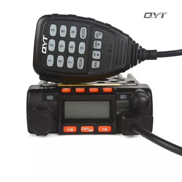 QYT KT8900 Mini Mobile Radio VHF UHF 25W HAM Car Transceiver  Wireless Intercom