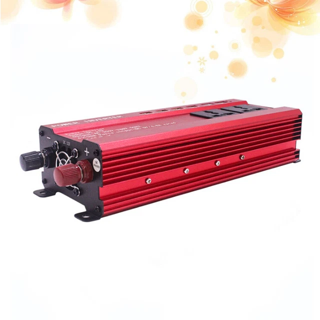 Potente Inverter Auto 2000W 12V DC a 220V AC Convertitore Auto Rete