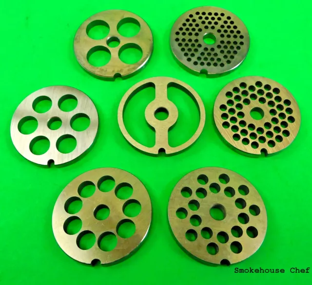#5 Meat Grinder Plate Disc Die for LEM Weston Cabelas Kitchener etc *PICK TWO*