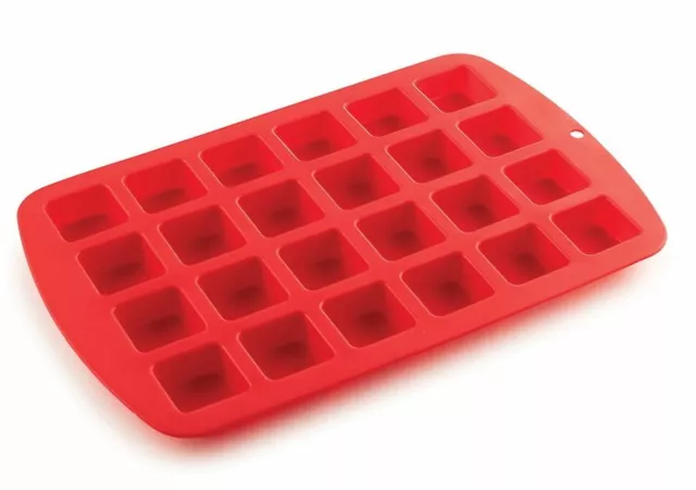 Mrs Anderson's Silicone Mini Brownie Baking Pan - Makes 24 Mini-Sized Muffins