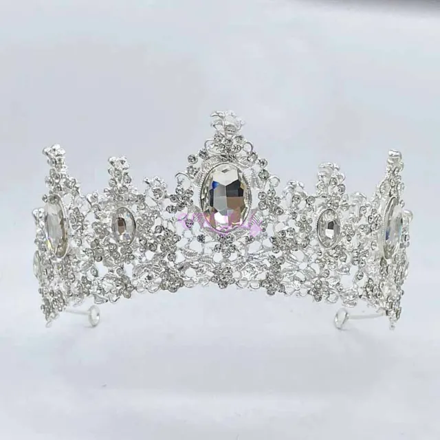 Crown Prom Tiara Women Bridal Headwear Headdress Wedding Jewelry Pendant Gifts