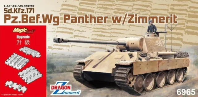 Modellino kit di montaggio carri armati tank Dragon PANTHER 1:35 modellismo