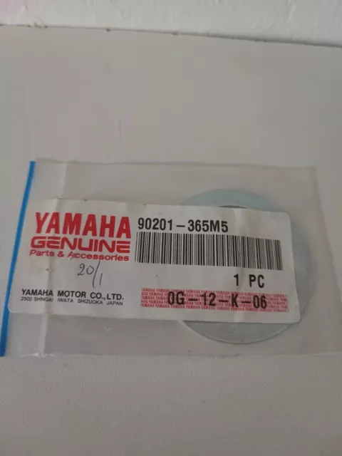 Yamaha YZ125, YZ250,WR500 rondelle direction 90201-365M5-00
