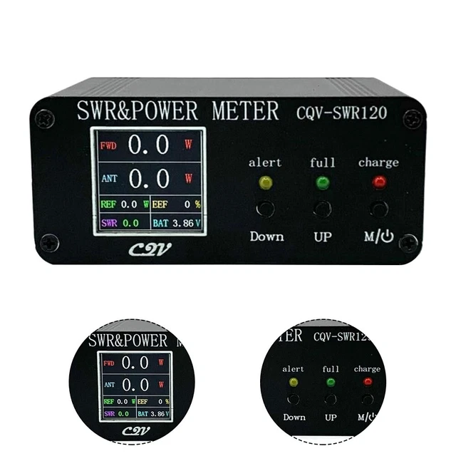 Misuratore di prova misuratore ad albero fisso 0,5 W-120 W HD display LED misuratore di potenza