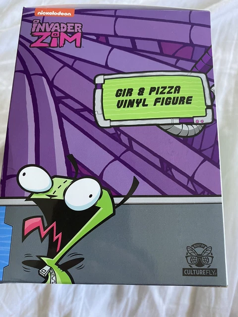 Spring 2023 Nickelodeon Nick Box Invader Zim Gir Eating Pizza Vinyl Figure 2500 Picclick