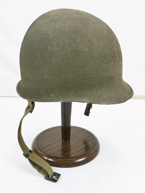 Original US WW2 M1 Stahlhelm Helm Glocke gebördelt mit Lot Nr. und Westinghouse