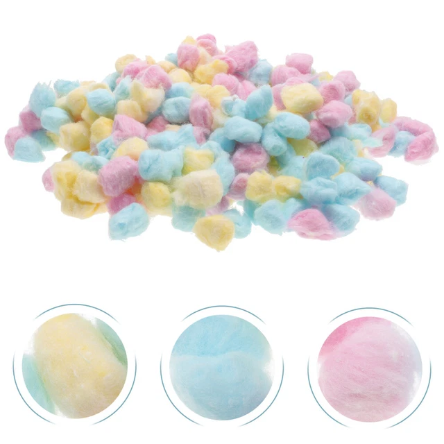 1 Pack Colored Cotton Balls Baby Washing Face Cottons Makeup Cotton Balls for