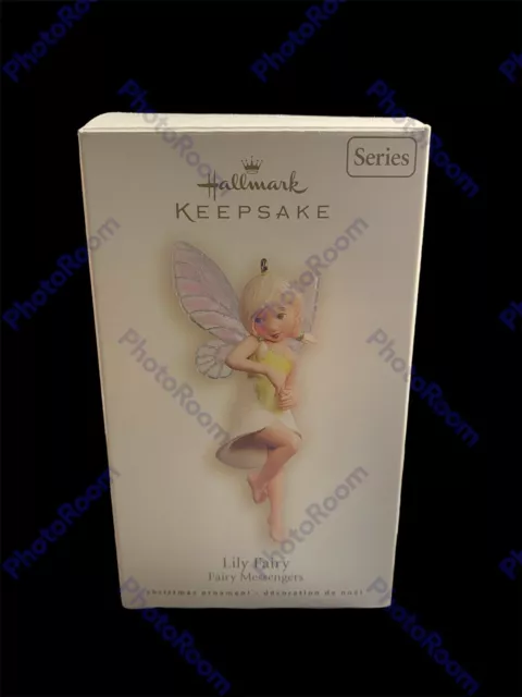 Hallmark Keepsake Messenger Fairy Lily Fairy Ornament #4 In Series 2008 EUC