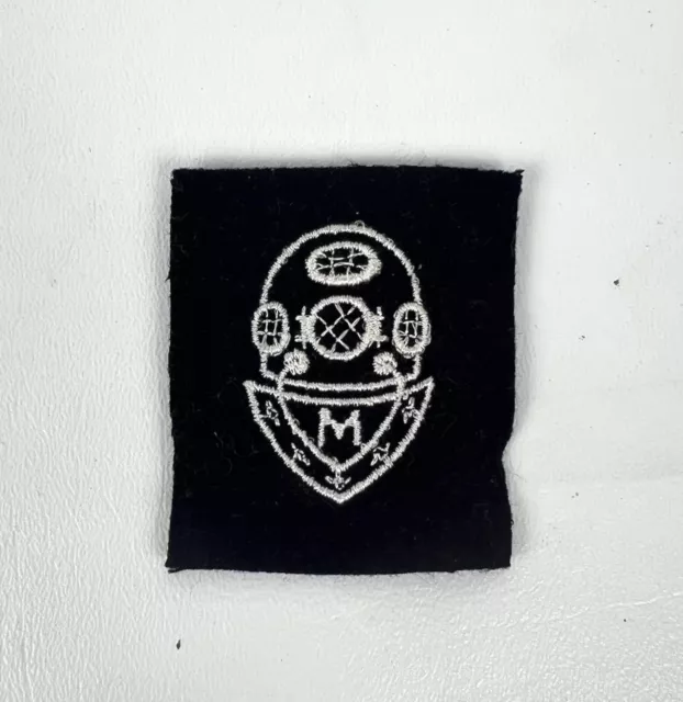 US NAVY USN WWII Era Enlisted Master Diver Rate Insignia Sleeve Patch