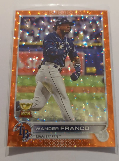 2022 Topps Series 1 Wander Franco ORANGE FOIL /299 Rookie RC