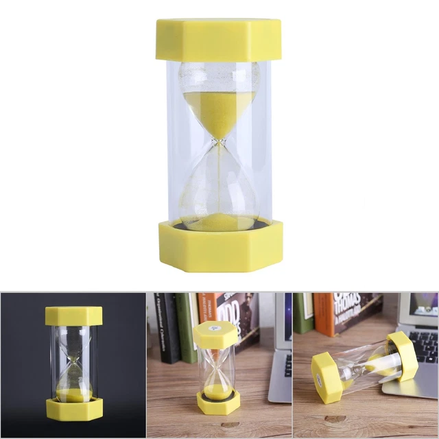 Colorful Sand Glass Hourglass 3/10/20/30/60 Minutes Timer Clock Home Office TS