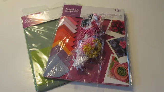 Crafters Companion Flower Forming Foam - Spring Hues & Foliage Greens & Steimens