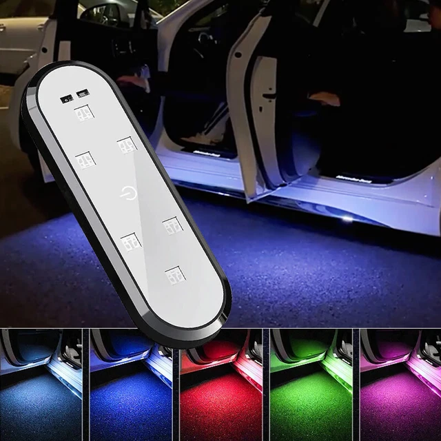UNIVERSAL CAR SIDE Door Open Warning Light Safety RGB LED