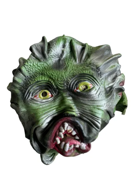 Vtg Rare 1960’s Monster Multicolor Movie Prop Halloween Mask Possibly Don Post?