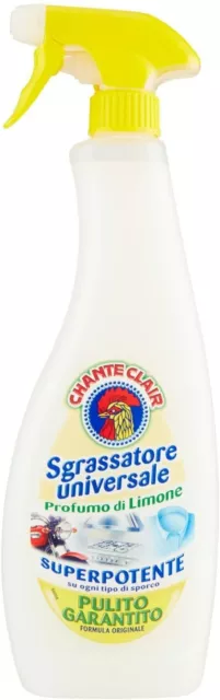 Chante Clair - Sgrassatore Universale, Profumo di Limone 625ML