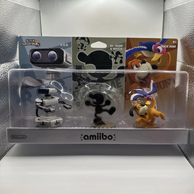 NINTENDO SUPER SMASH Bros ROB Game Watch Duck Hunt Retro