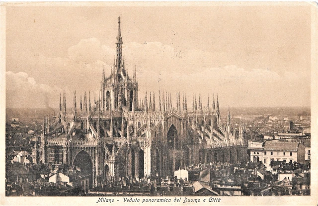 Milano - Veduta Panoramica di Duomo e Città