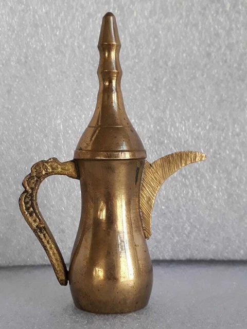 Vintage seltene Mini Miniatur Dallah Pot Beduinen Arabisch klein Saudi...