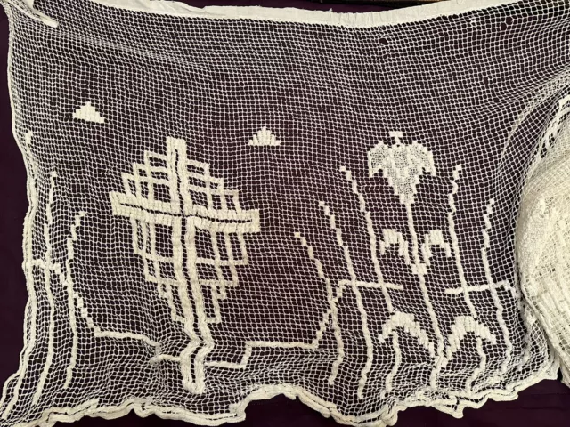 Borrirà Pizzo Per Tovaglia Da Altare Art Decó