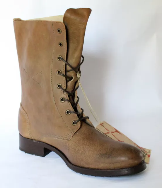 Bottines Femme Boots Cuir Beige  Mode TOUTS SAISONS  T 41  NEUVES pas chères 3