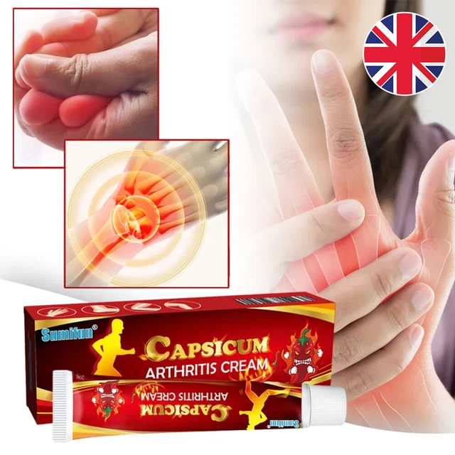 Capsaicin Hot Rheumatoid Arthritis Joint Pain Relief Capsicum 20g UK