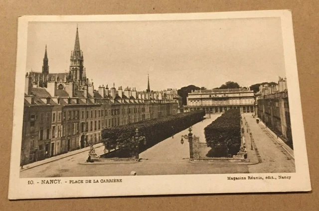 Postcard 1919 United Stores,Place De La Carriere, Nancy, France