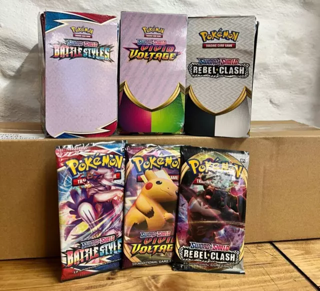 Pokemon Sword and Shield Booster Packs - Brand New & Sealed