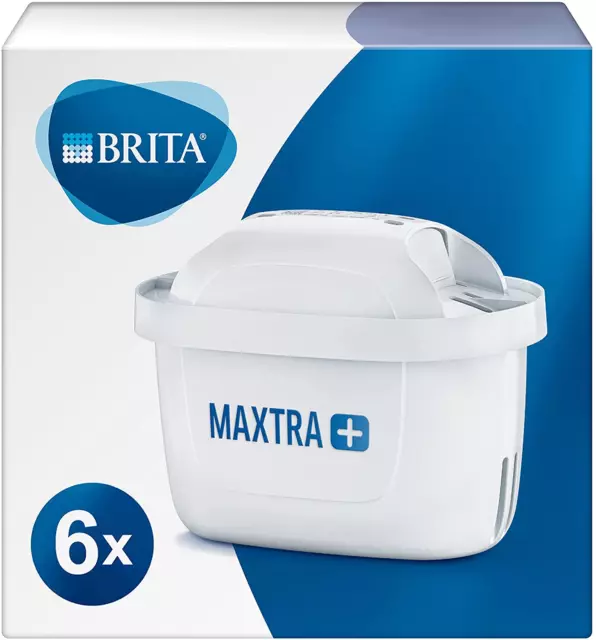 BRITA Pack De 6 Filtres MAXTRA+ Cartouche Recharge Pour Carafe Filtrante Ovale