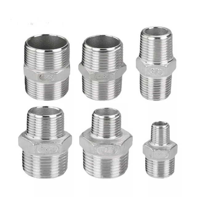 Bsp Male to Male Stainless Steel 304 Reducing Adaptors ,Reducing Hexagon Nipples