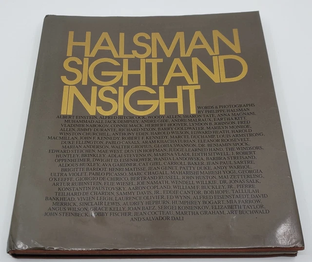 HALSMAN SIGHT AND Insight Celebrity Photographs Philippe 1st Ed