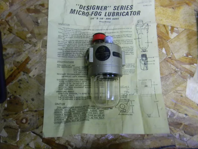 Norgren Mirco Fog Lubricator type L11 3/8"  NEW